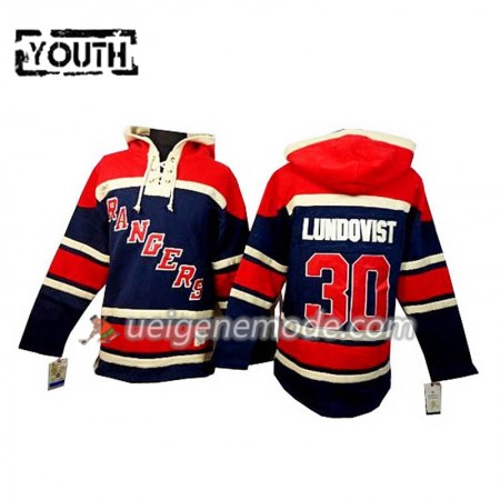 Kinder Eishockey New York Rangers Henrik Lundqvist 30 Blau Sawyer Hooded Sweatshirt